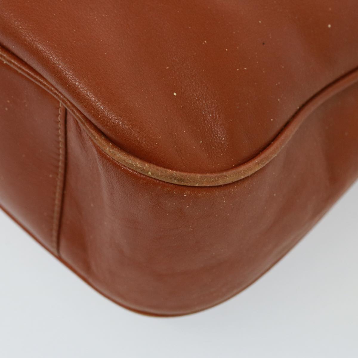 GUCCI Bamboo Shoulder Bag Leather 2way Brown 001 1014 1577 75676