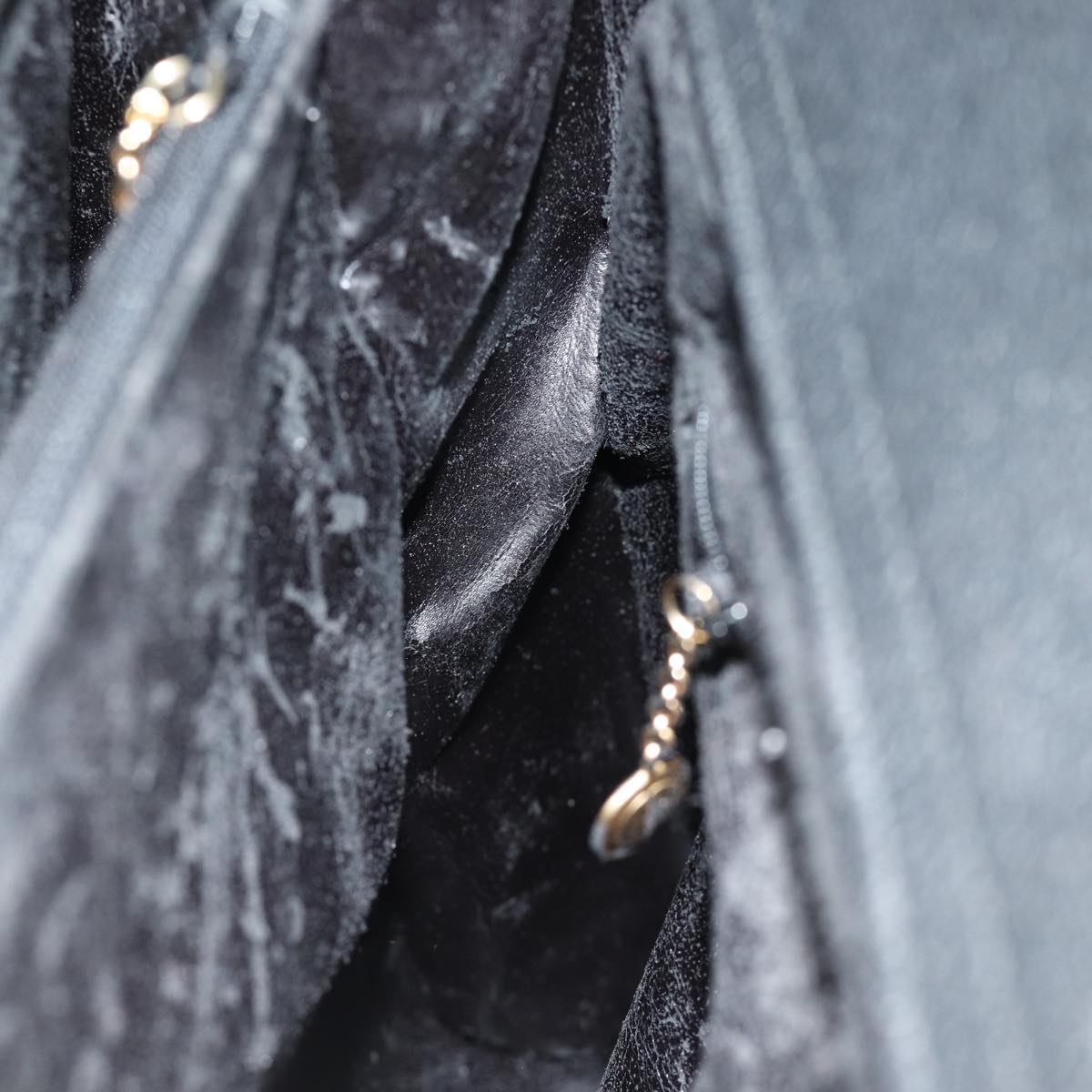 GUCCI Bamboo Tote Bag Suede Black 002 1186 0259 75677