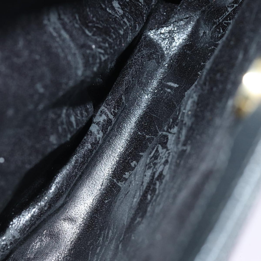 GUCCI Bamboo Tote Bag Suede Black 002 1186 0259 75677