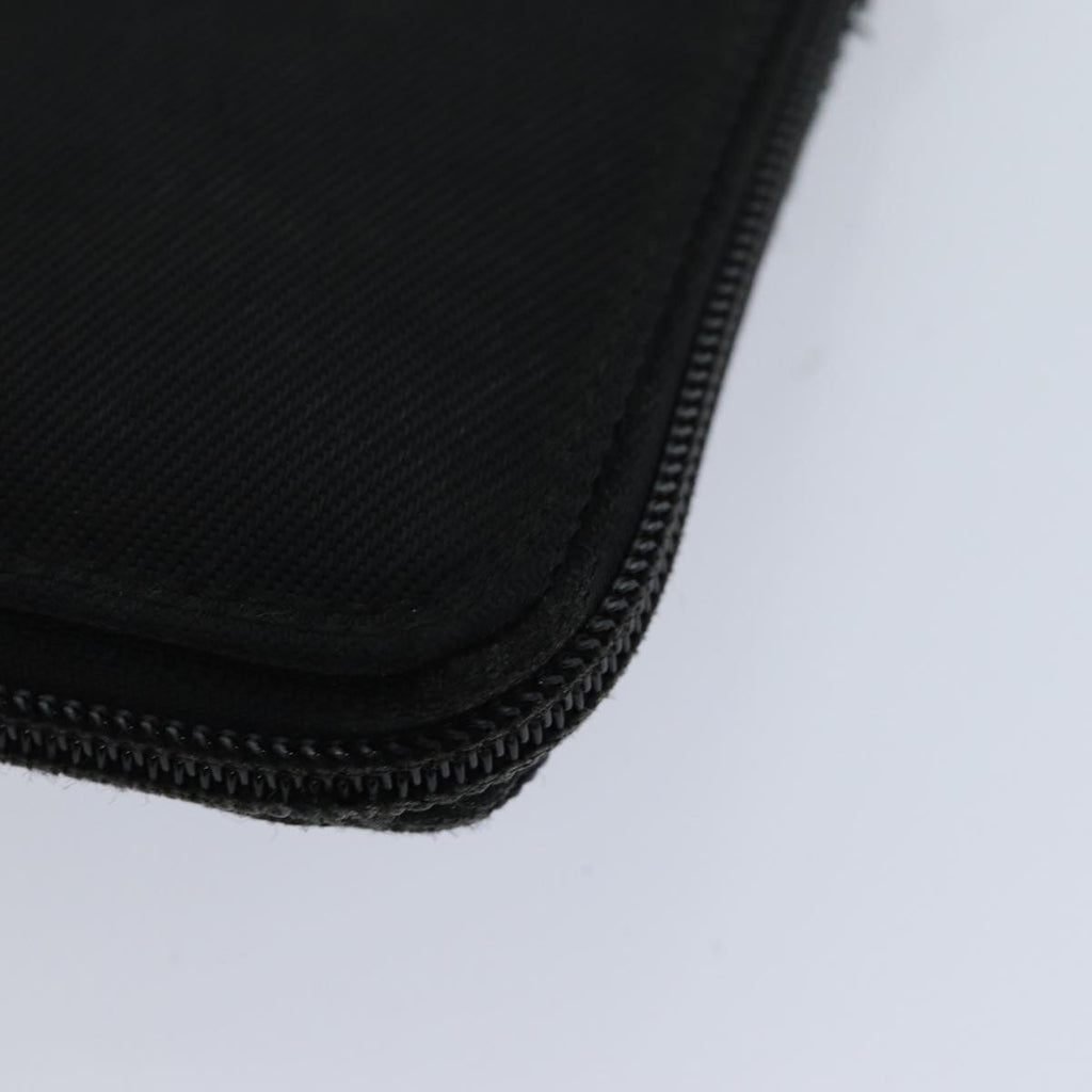 GUCCI Bamboo Shoulder Bag Nylon 2way Black 039 1998 0700 75687