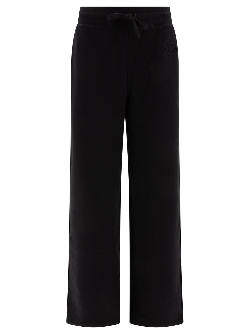 GUCCI Cotton T-Shirt Pants with Embroidery for Women - FW24