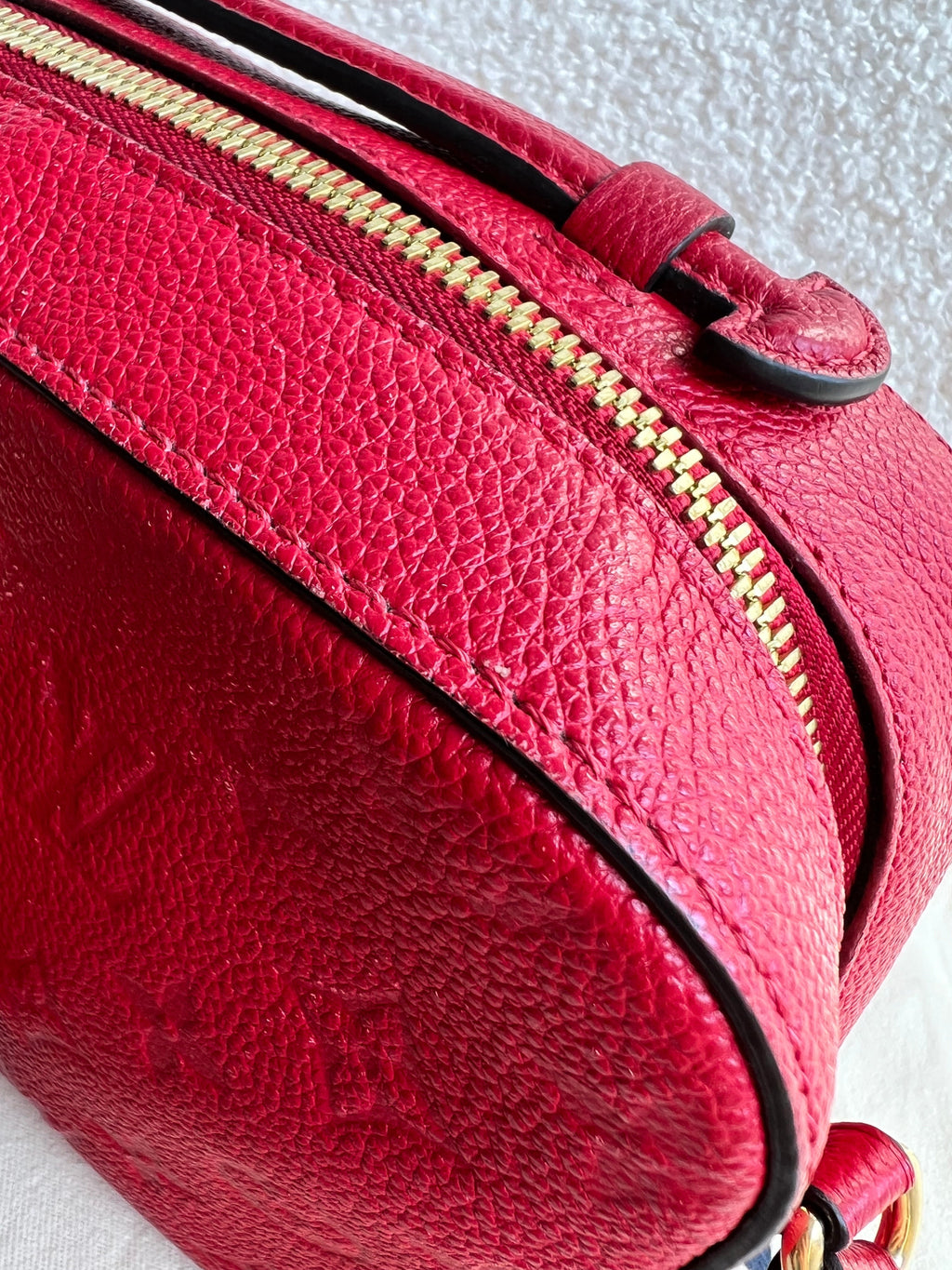 Louis Vuitton Saintonge Red Empreinte (RRP £1520)