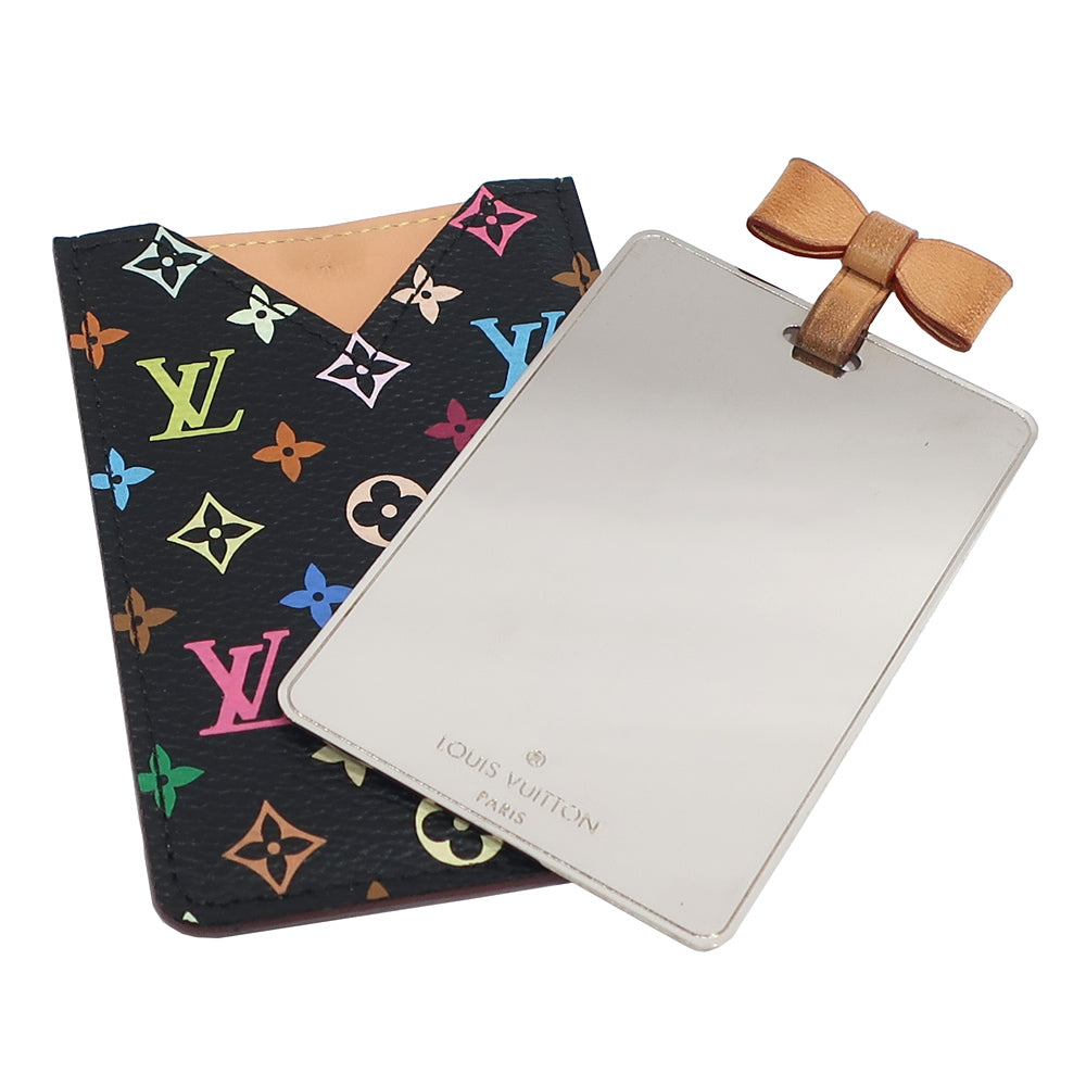 Louis Vuitton Etui Micro M92650 Monogram Multicolor Noir Black Color Mirror Compact Mirror Small Other Only Console