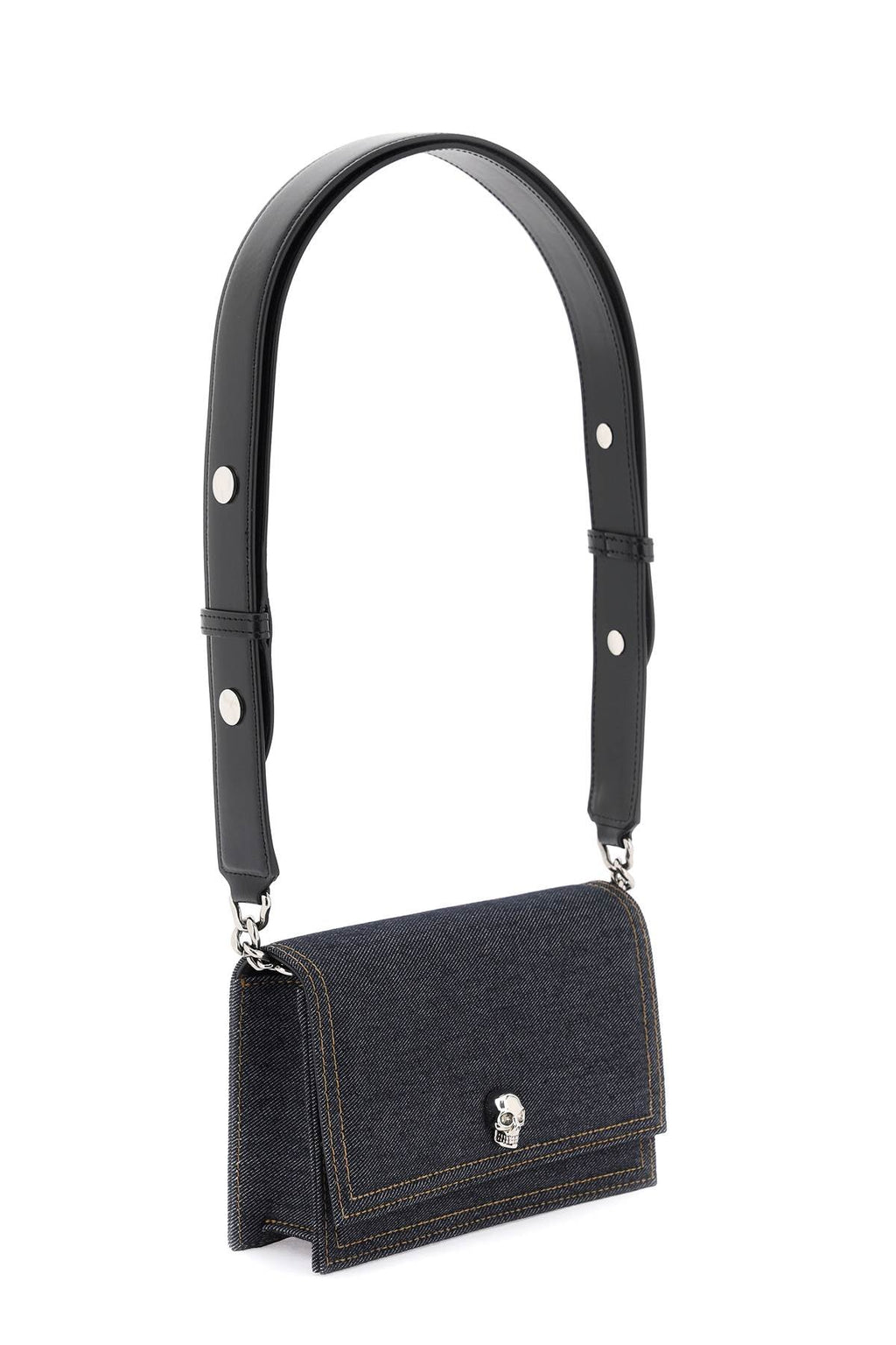 Alexander Mcqueen Small Leather Skull Bag Women