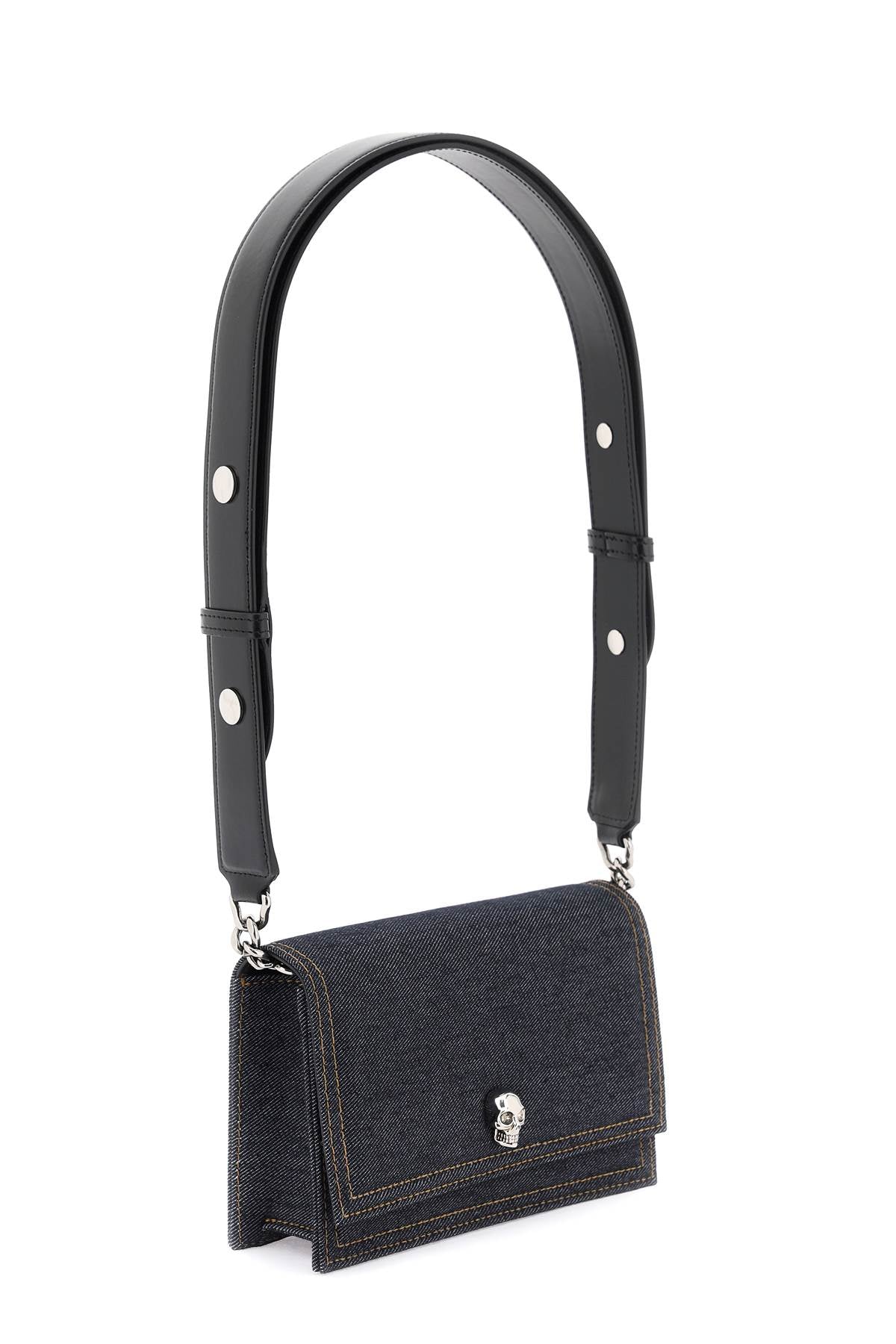 Alexander Mcqueen Small Leather Skull Bag Women