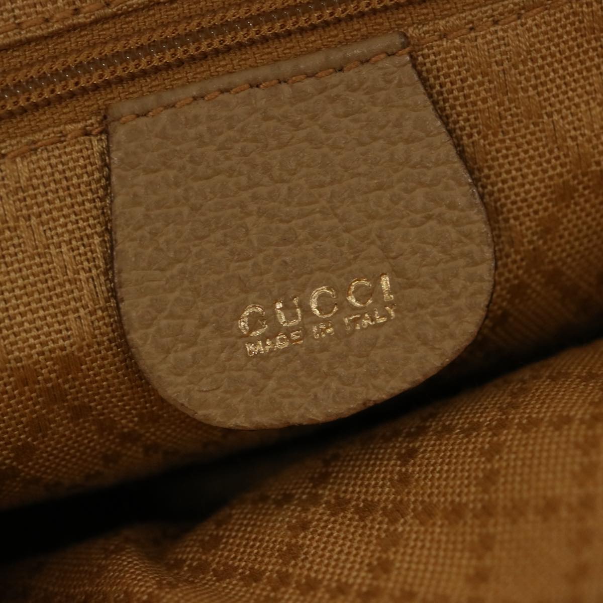 GUCCI Bamboo Hand Bag Suede 2way Beige 007 2032 0231 75795