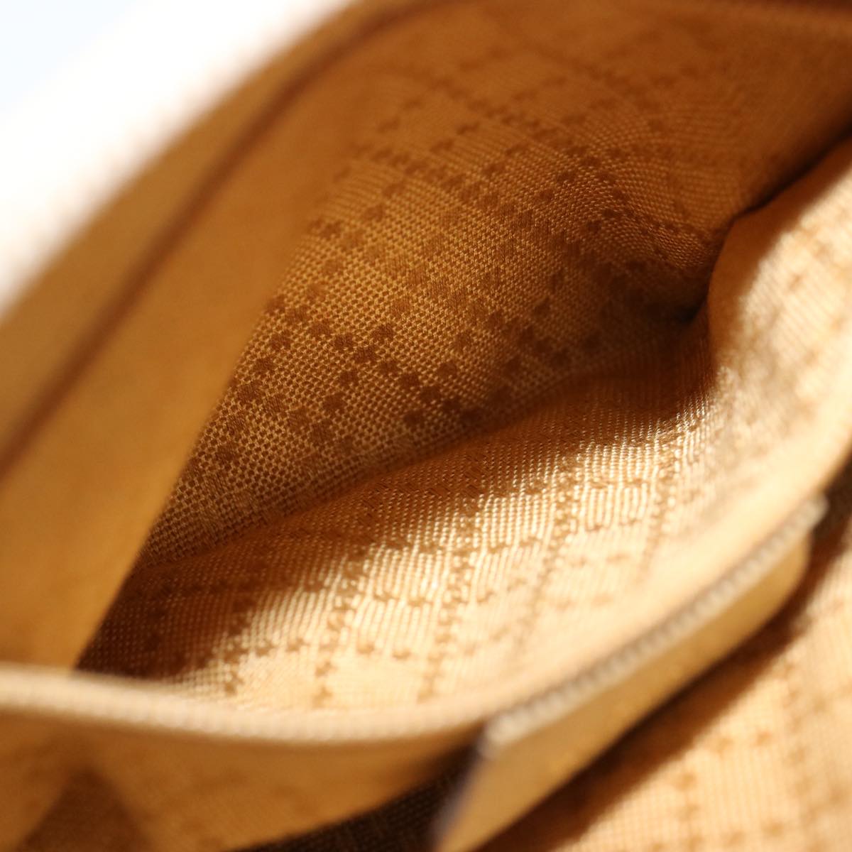 GUCCI Bamboo Hand Bag Suede 2way Beige 007 2032 0231 75795