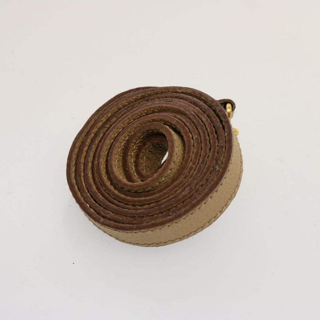 GUCCI Bamboo Hand Bag Suede 2way Beige 007 2032 0231 75795
