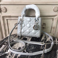 GLAMI Mini Lady Bag with Chain Silver Hardware Spring/Summer Collection, Pearl Gold, For Women WomenÃ¢â‚¬â„¢s Handbags, 18cm CD