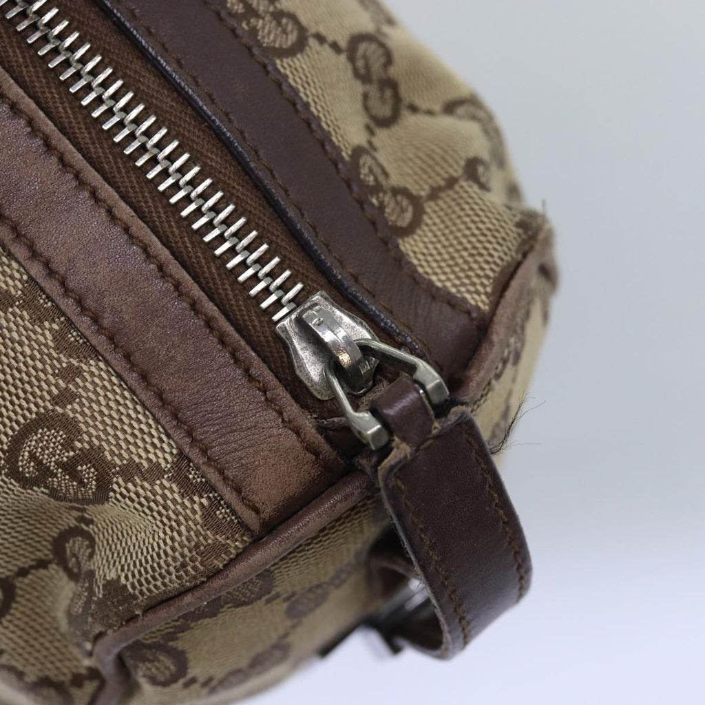 GUCCI GG Canvas Hand Bag Beige 30458 75831