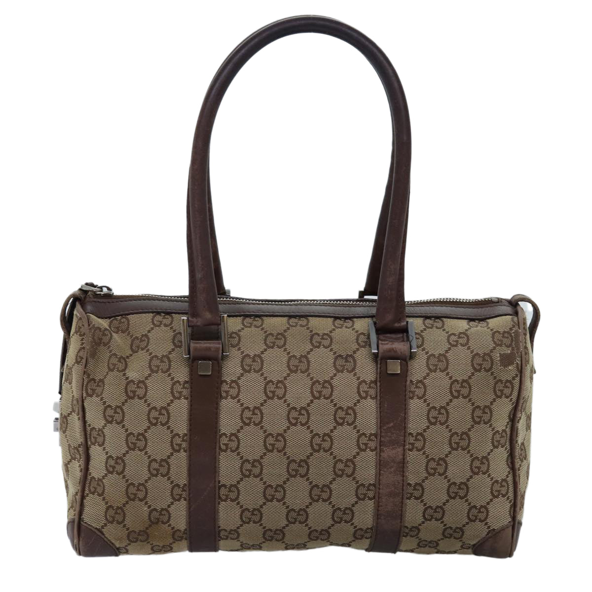 GUCCI GG Canvas Hand Bag Beige 30458 75831