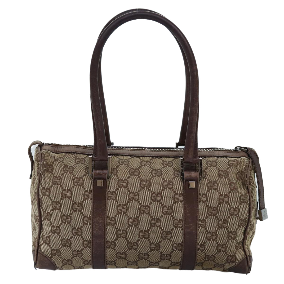 GUCCI GG Canvas Hand Bag Beige 30458 75831