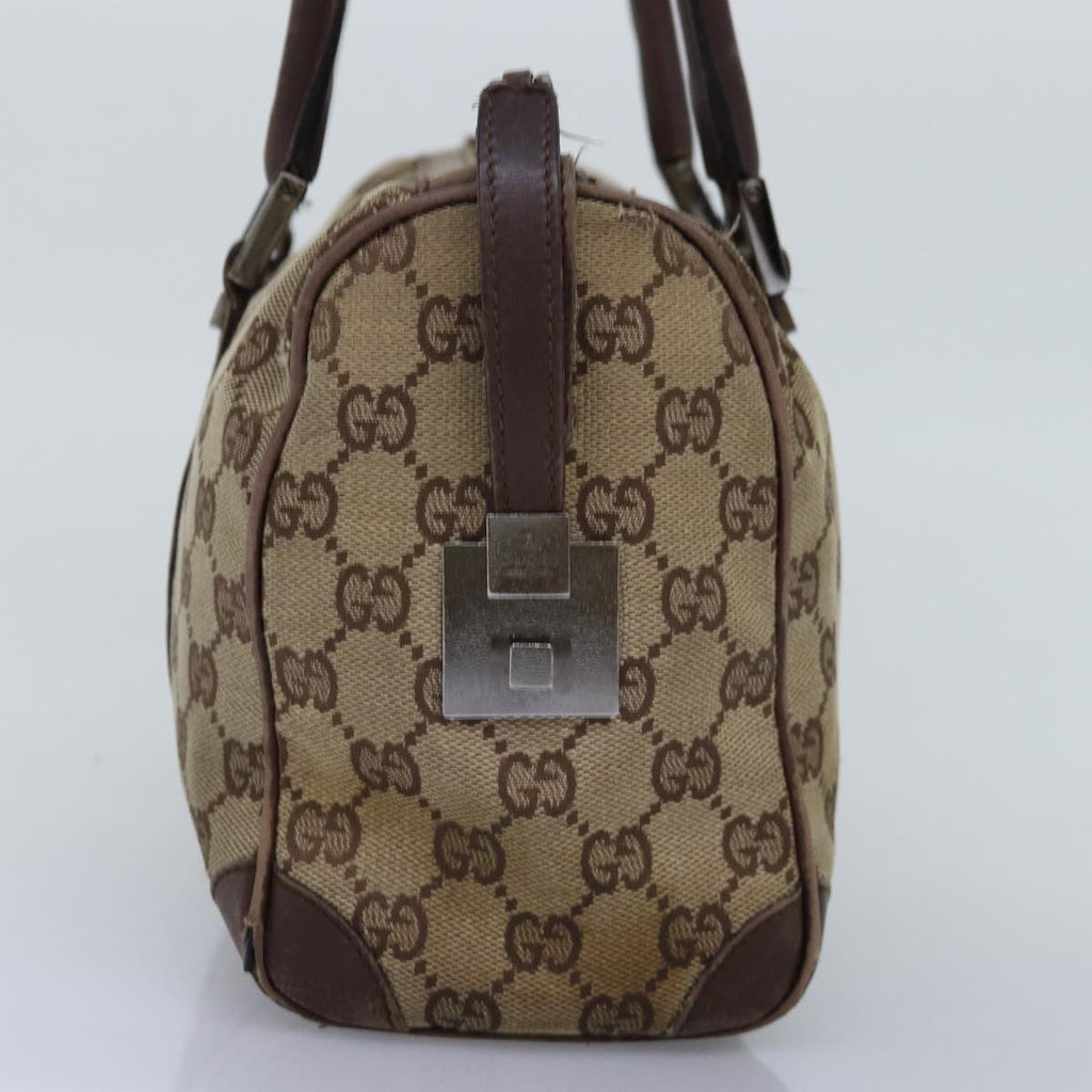 GUCCI GG Canvas Hand Bag Beige 30458 75831