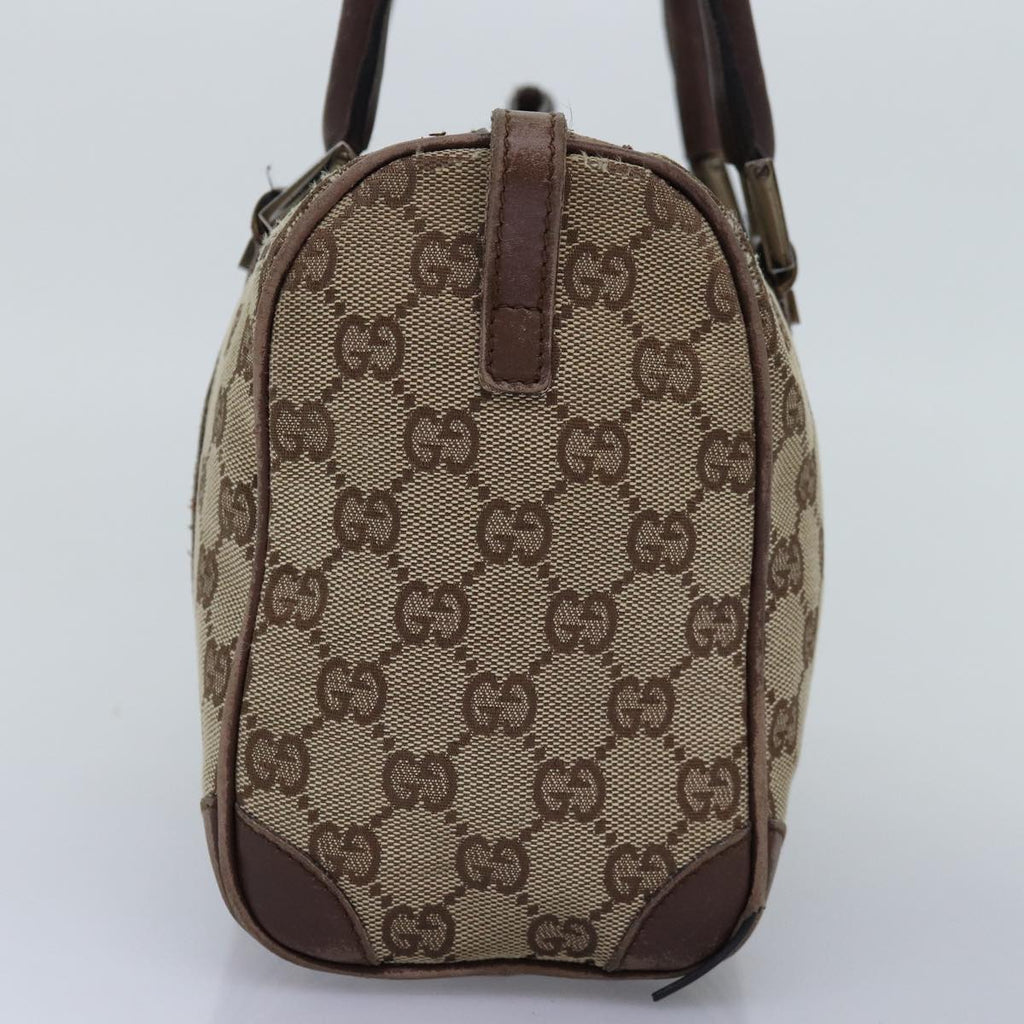 GUCCI GG Canvas Hand Bag Beige 30458 75831