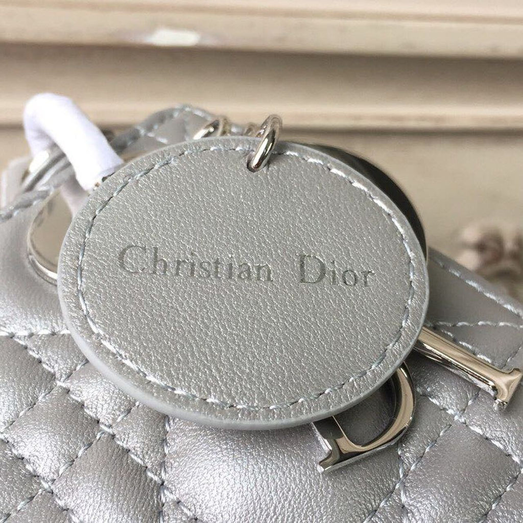 GLAMI Mini Lady Bag with Chain Silver Hardware Spring/Summer Collection, Pearl Gold, For Women WomenÃ¢â‚¬â„¢s Handbags, 18cm CD
