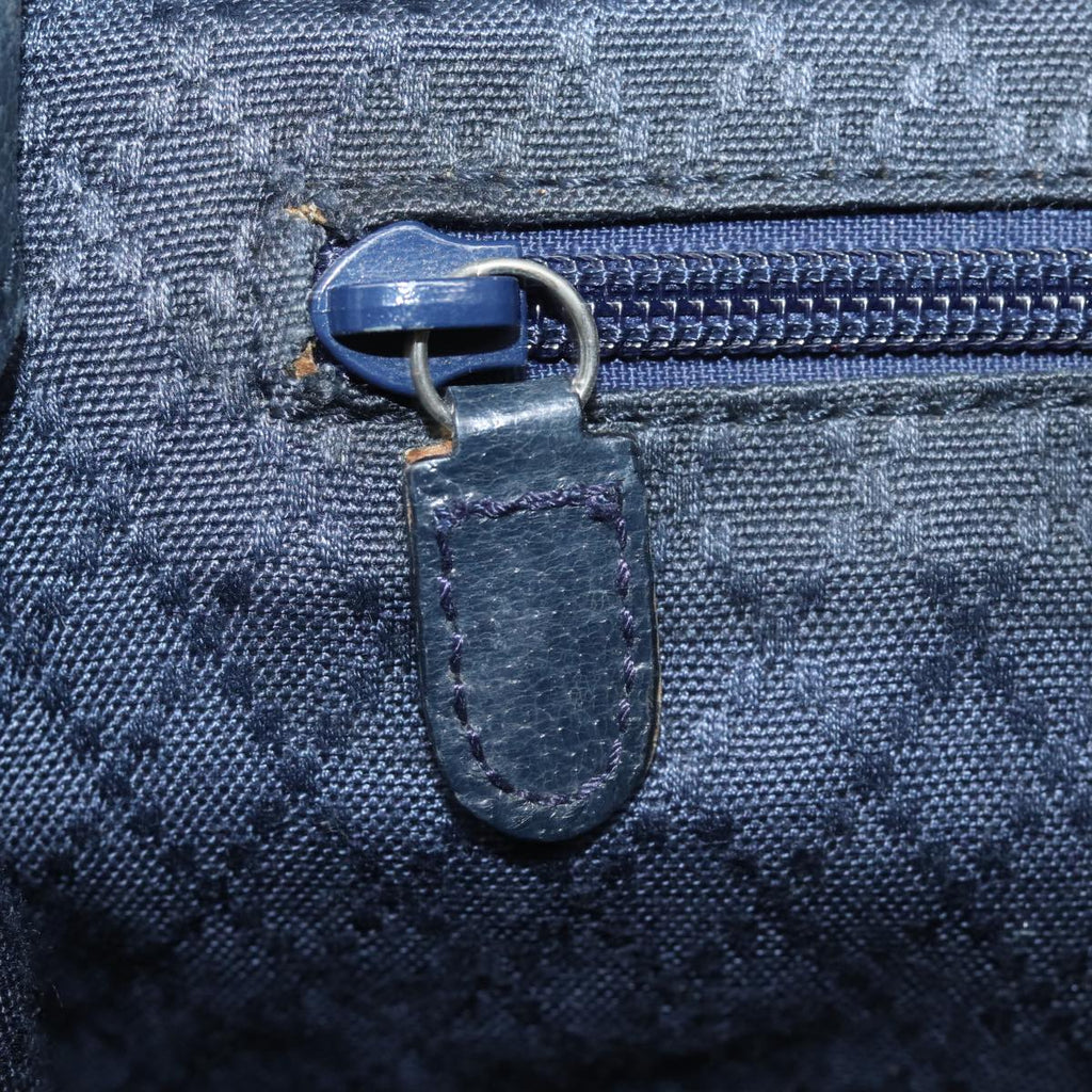GUCCI Backpack Nylon Leather Navy 019 2058 0173 5 75835