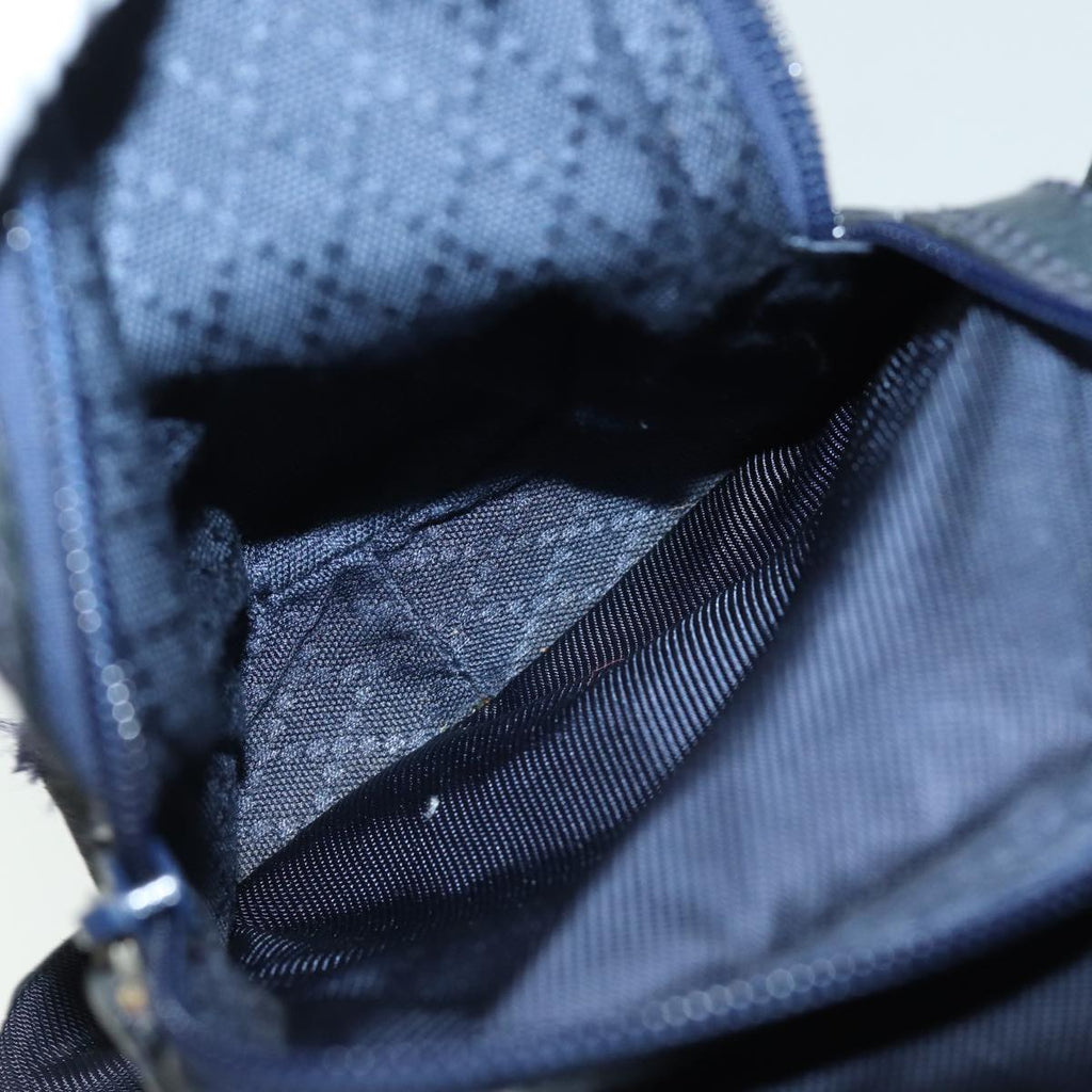 GUCCI Backpack Nylon Leather Navy 019 2058 0173 5 75835