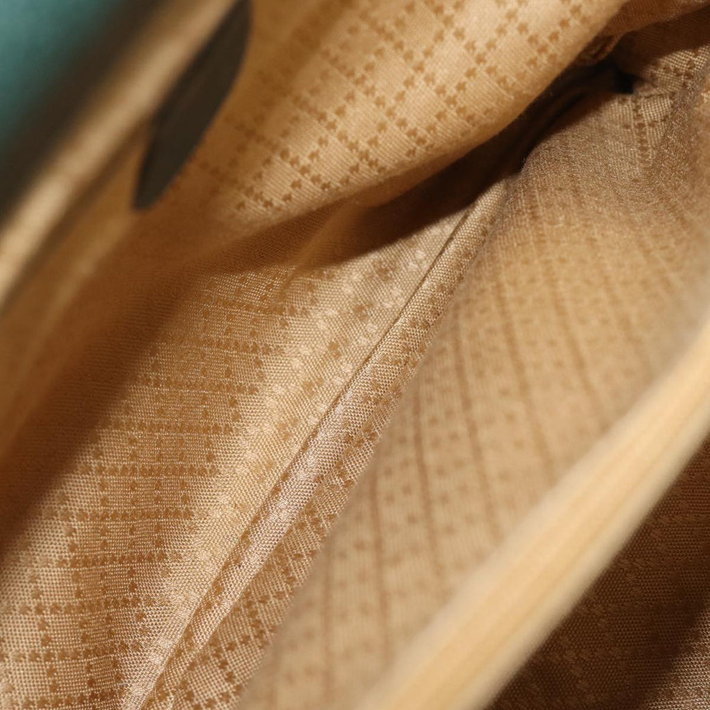 GUCCI Bamboo Tote Bag Suede Leather 2way Khaki 002 2855 0322 0 75836