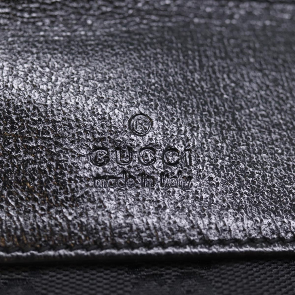 GUCCI GG Canvas Waist bag Black 75886