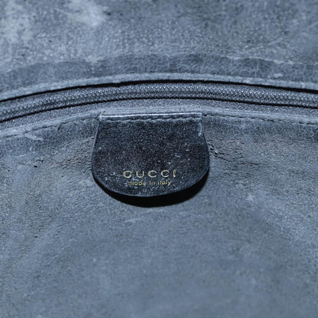 GUCCI Shoulder Bag Leather Black 001 0166 1577 75955
