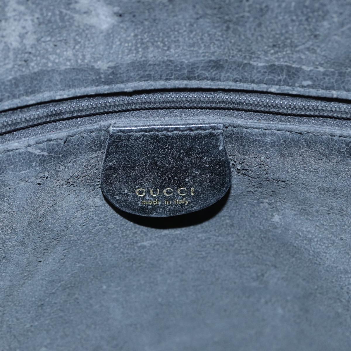 GUCCI Shoulder Bag Leather Black 001 0166 1577 75955