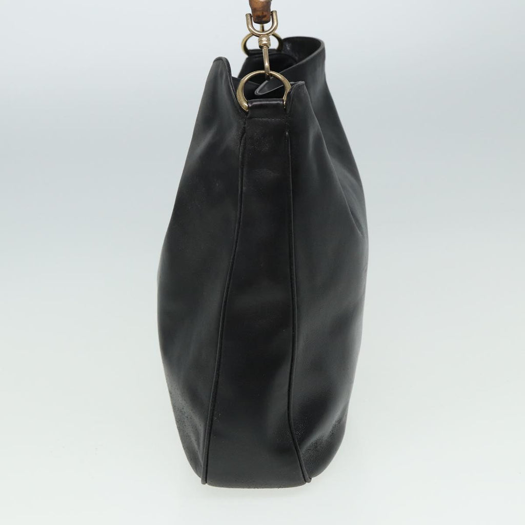 GUCCI Shoulder Bag Leather Black 001 0166 1577 75955
