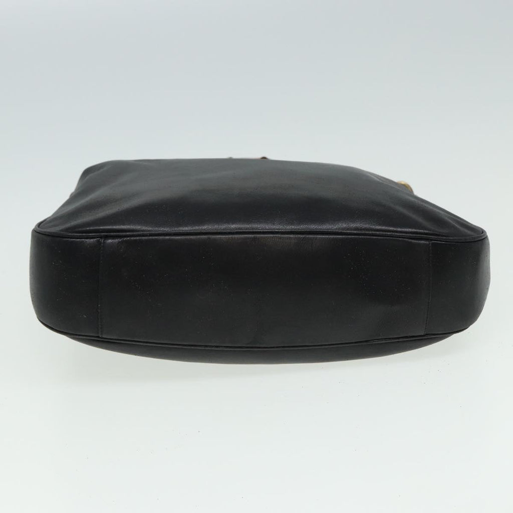 GUCCI Shoulder Bag Leather Black 001 0166 1577 75955
