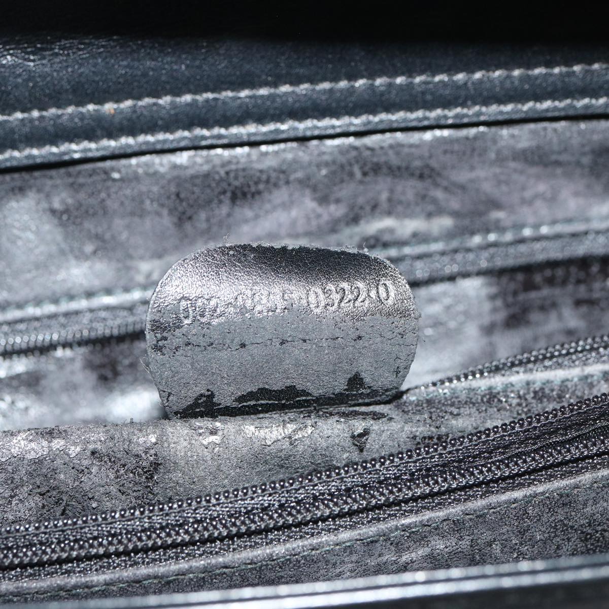 GUCCI Bamboo Hand Bag Leather Black 002 2850 0322 0 75958