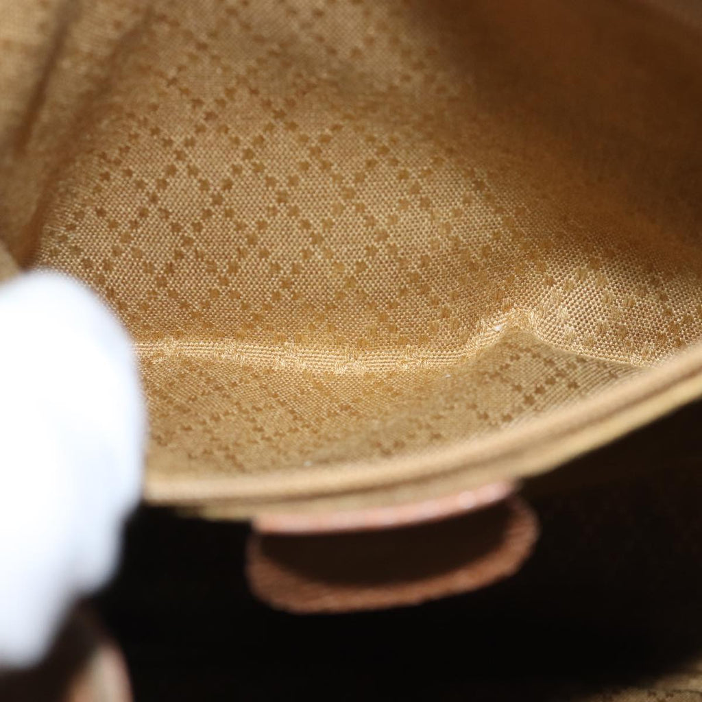 GUCCI Bamboo Backpack Suede Beige 003 2058 0016 75961