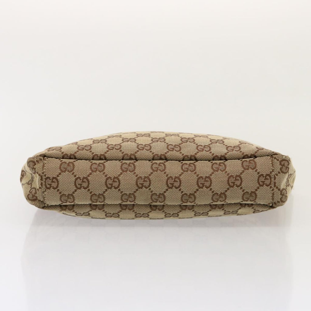 GUCCI GG Canvas Shoulder Bag Beige 35098 75971