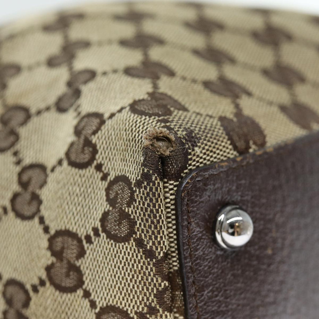 GUCCI GG Canvas Tote Bag Beige 120840 75972