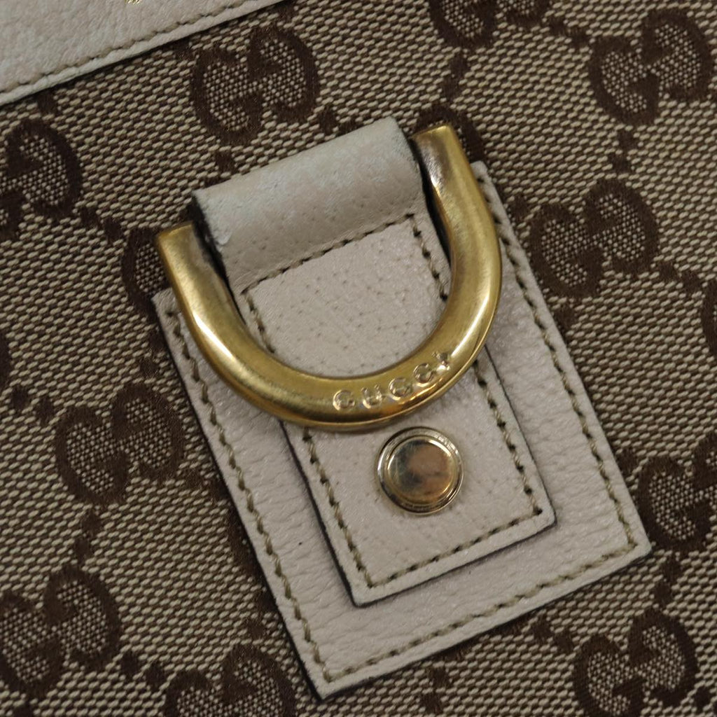 GUCCI GG Canvas Tote Bag Beige 141472 75973