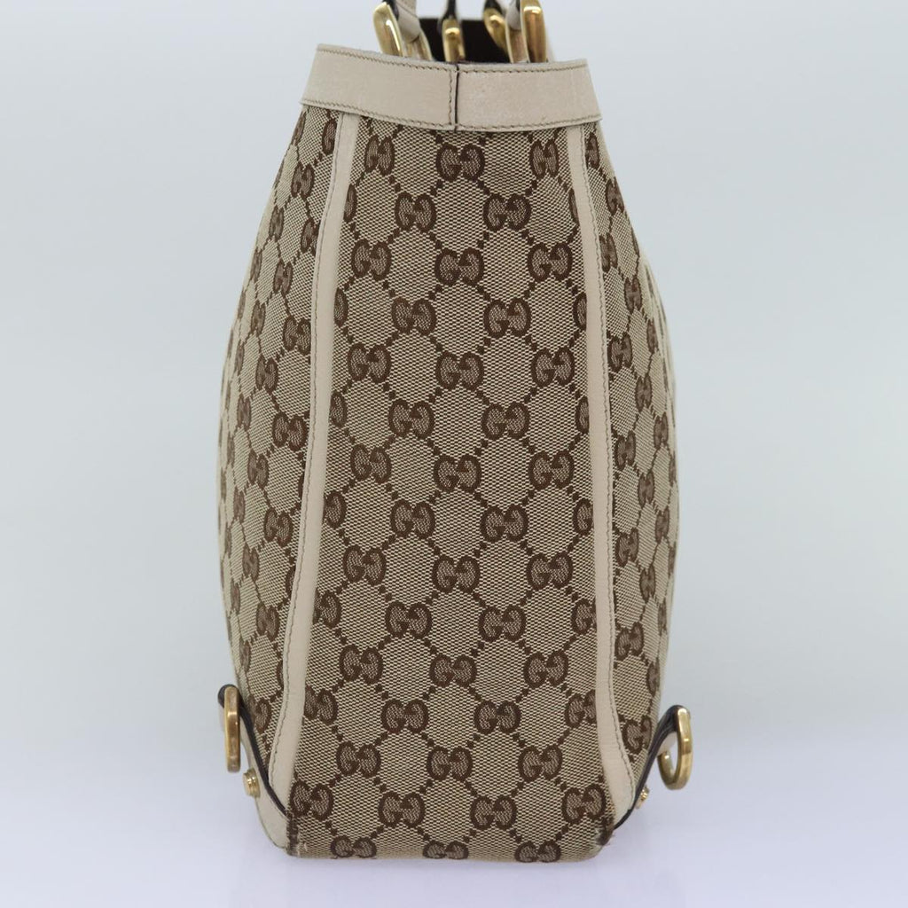 GUCCI GG Canvas Tote Bag Beige 141472 75973