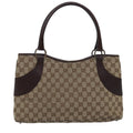 GUCCI GG Canvas Tote Bag Beige 113015 75974
