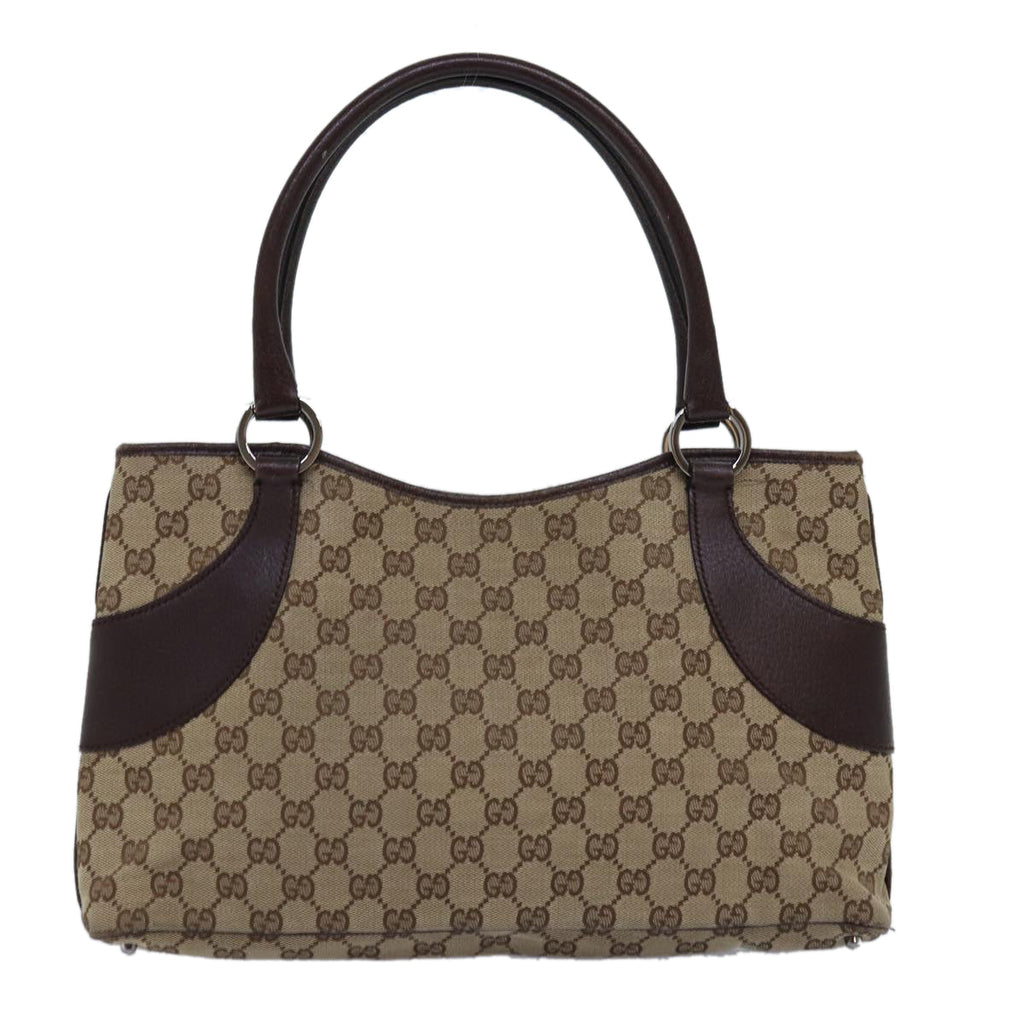 GUCCI GG Canvas Tote Bag Beige 113015 75974
