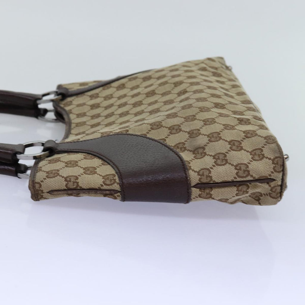 GUCCI GG Canvas Tote Bag Beige 113015 75974