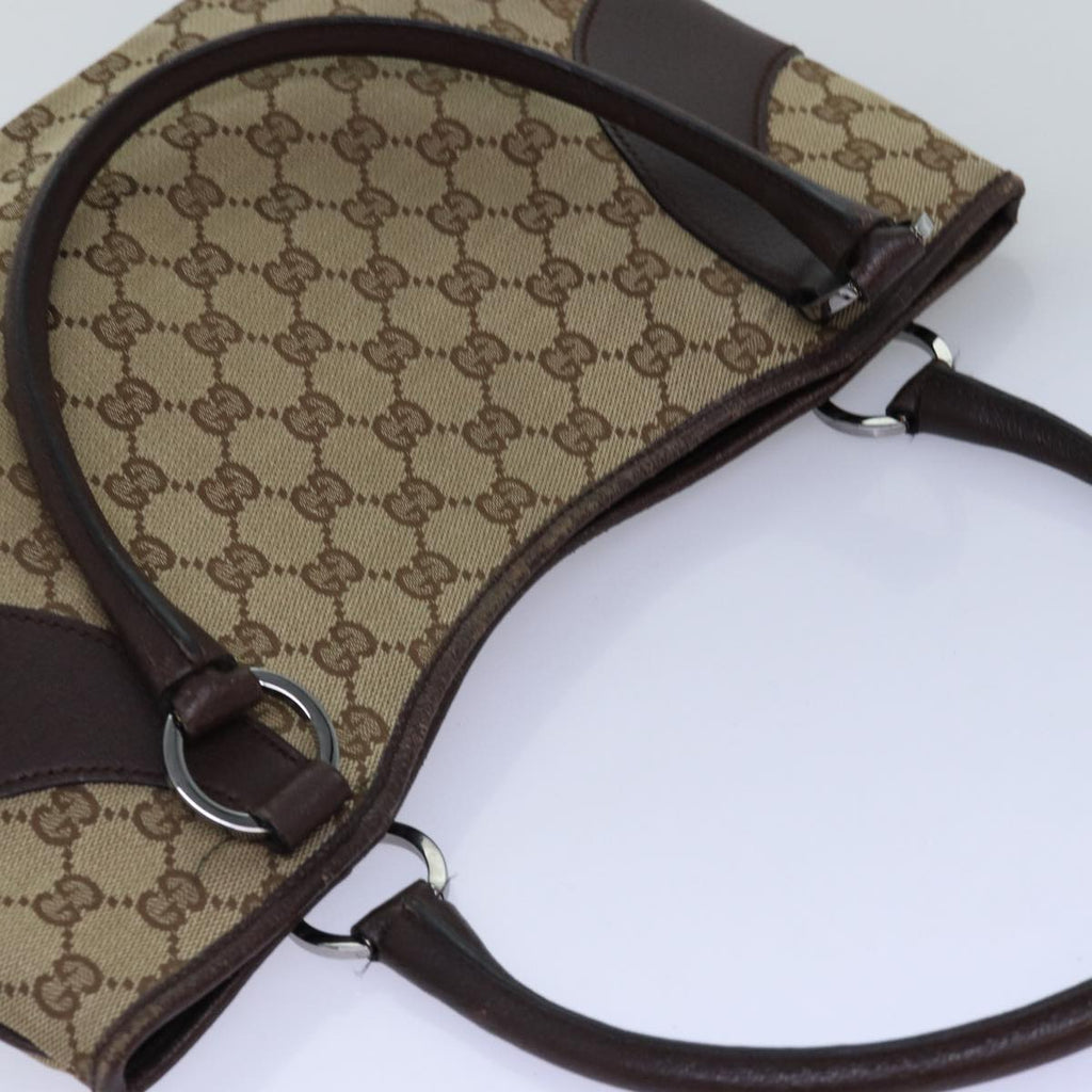 GUCCI GG Canvas Tote Bag Beige 113015 75974