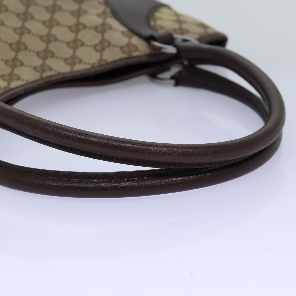 GUCCI GG Canvas Tote Bag Beige 113015 75974