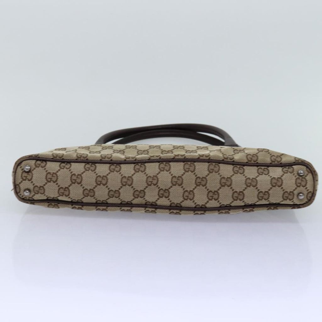 GUCCI GG Canvas Tote Bag Beige 113015 75974