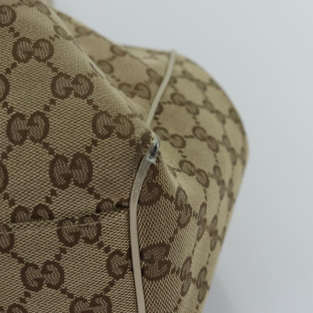 GUCCI GG Canvas Tote Bag Beige 211944 75975