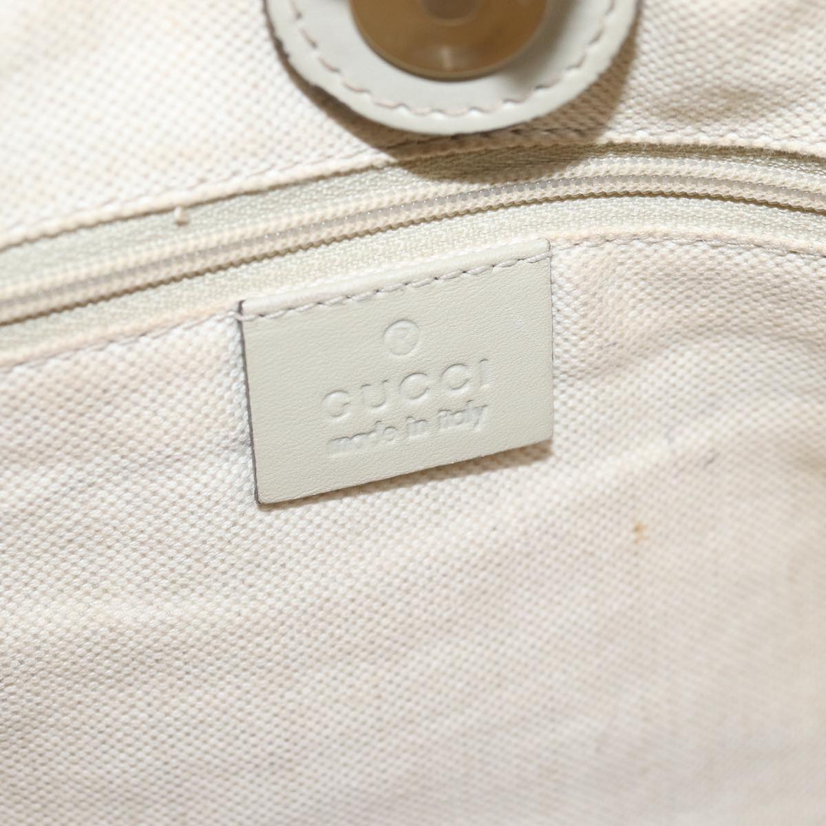 GUCCI GG Canvas Tote Bag Beige 211944 75975