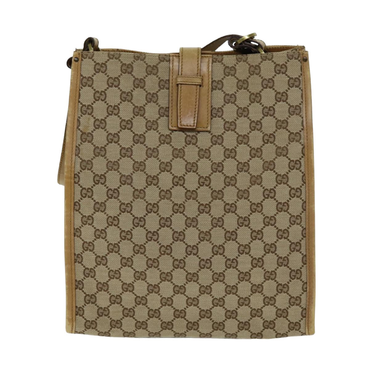 GUCCI GG Canvas Tote Bag Beige 109101 75976