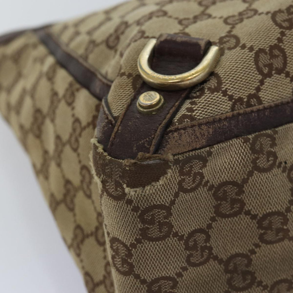 GUCCI GG Canvas Tote Bag Beige 141472 75977