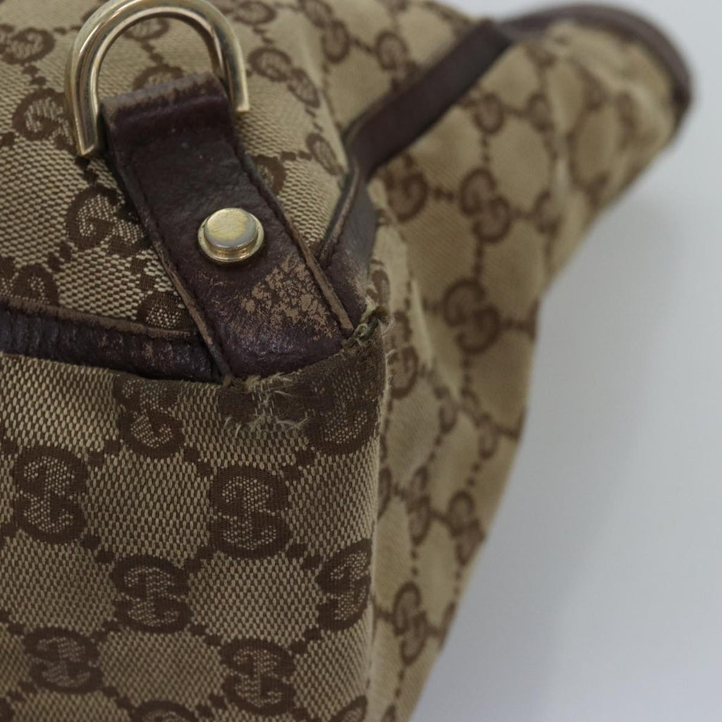 GUCCI GG Canvas Tote Bag Beige 141472 75977