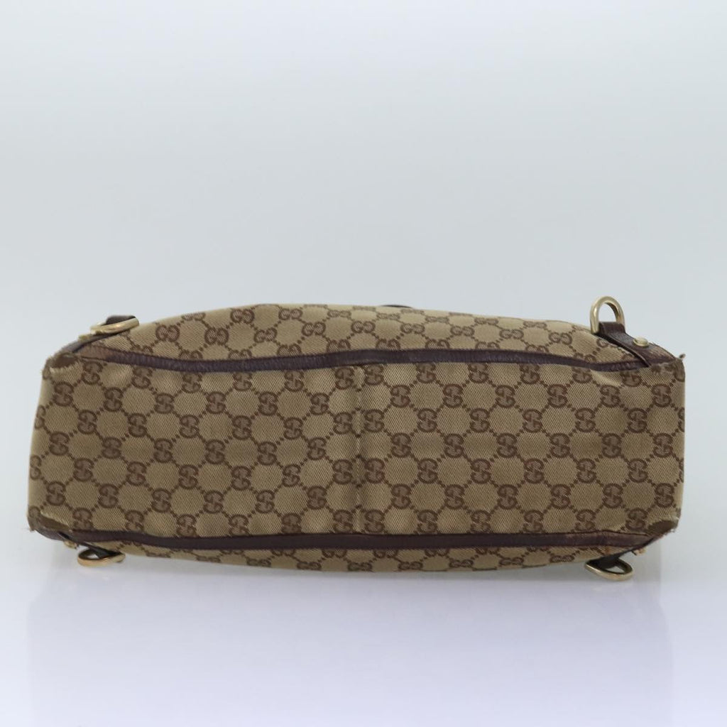 GUCCI GG Canvas Tote Bag Beige 141472 75977