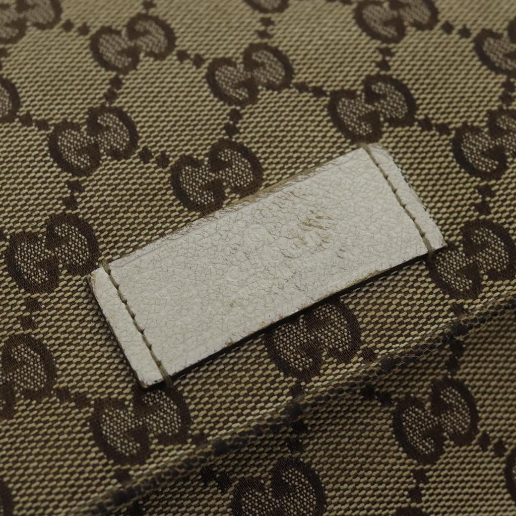GUCCI GG Canvas Shoulder Bag Beige 146236 75978