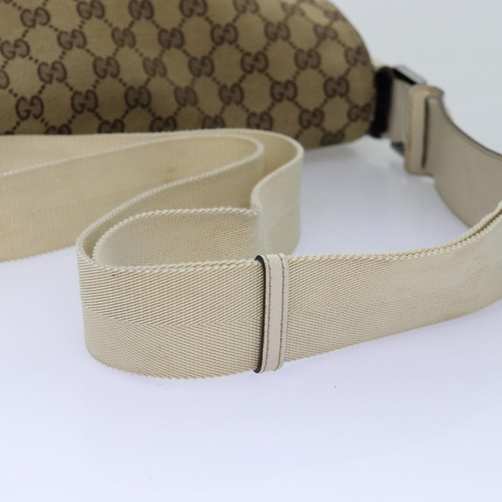 GUCCI GG Canvas Shoulder Bag Beige 146236 75978