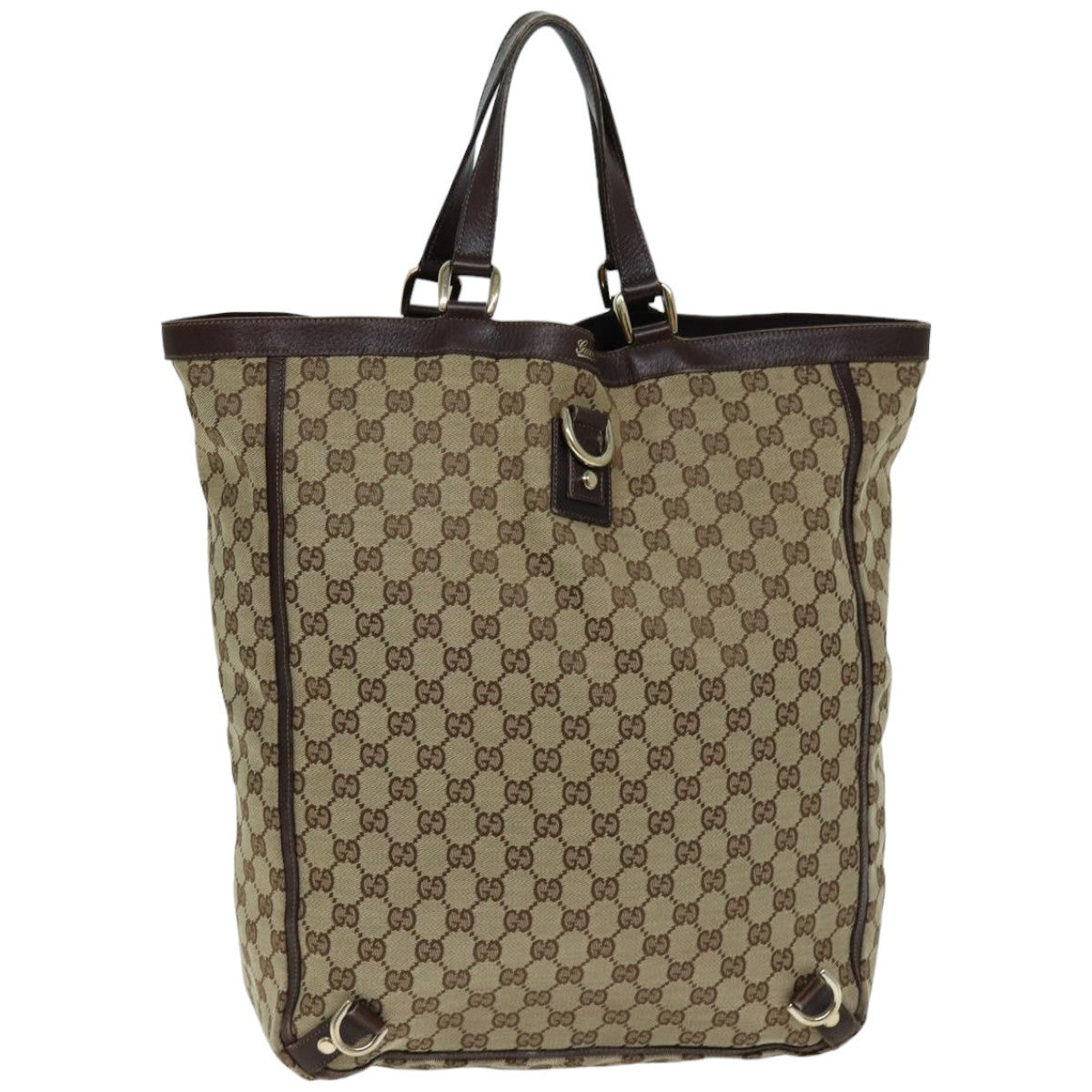 GUCCI GG Canvas Tote Bag Beige 130733 75981