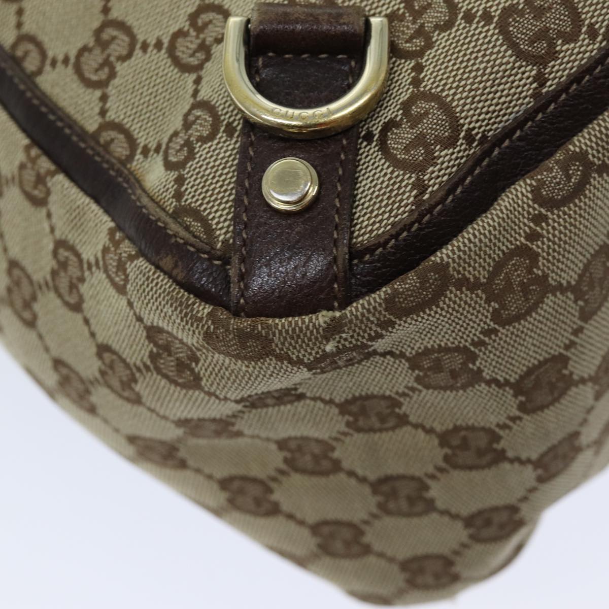 GUCCI GG Canvas Tote Bag Beige 130733 75981