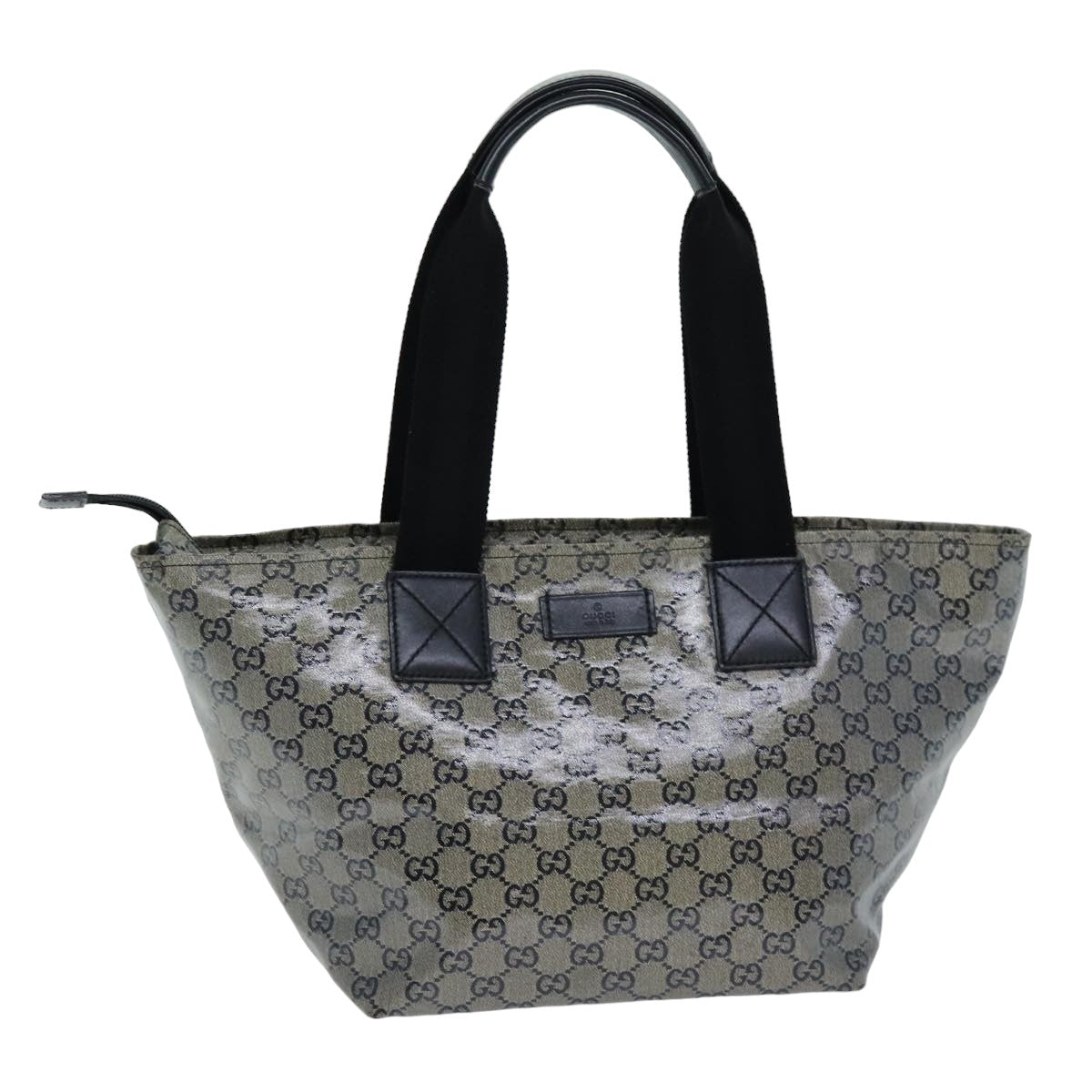 GUCCI GG Crystal Tote Bag Silver 131230 75983